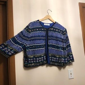 Beaded blazer